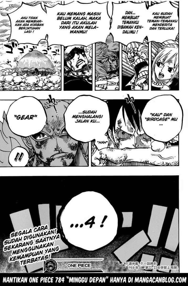 One Piece Chapter 783 Gambar 18