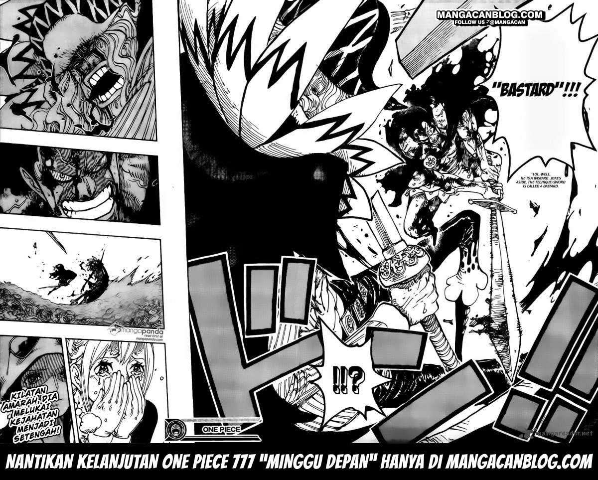 One Piece Chapter 776 Gambar 17