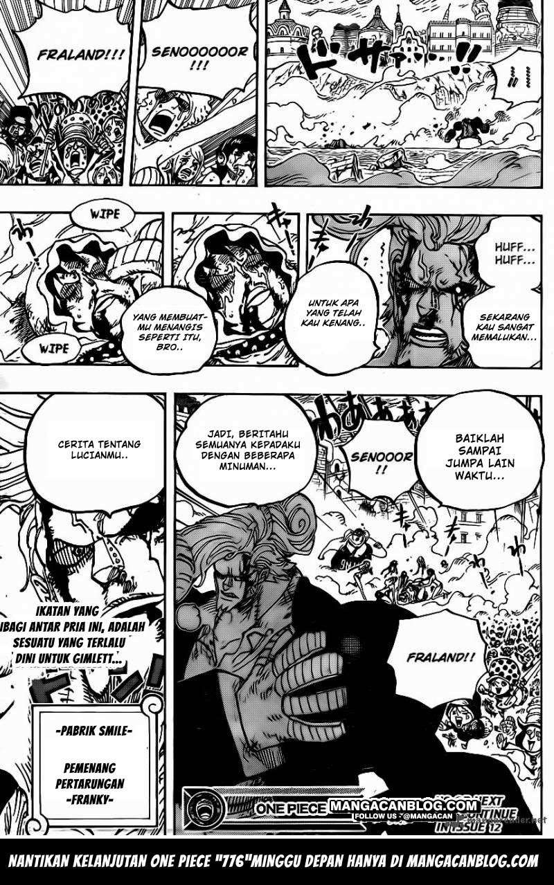 One Piece Chapter 775 Gambar 19