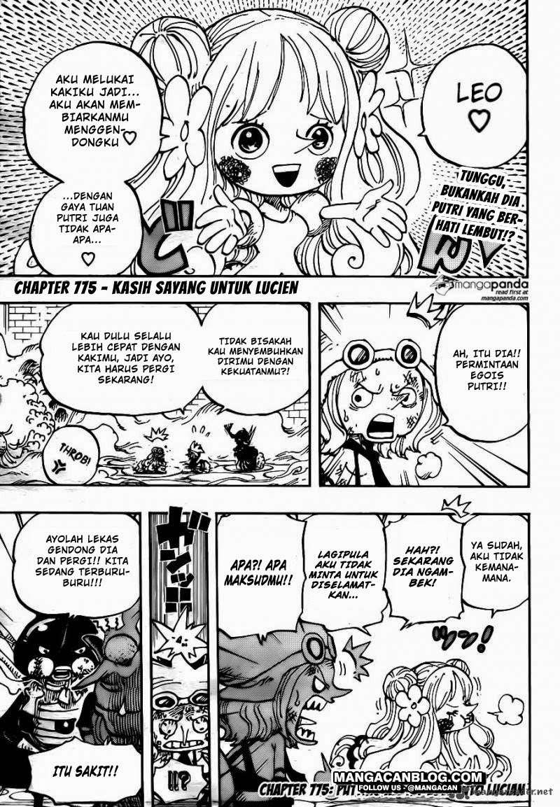 One Piece Chapter 775 Gambar 4