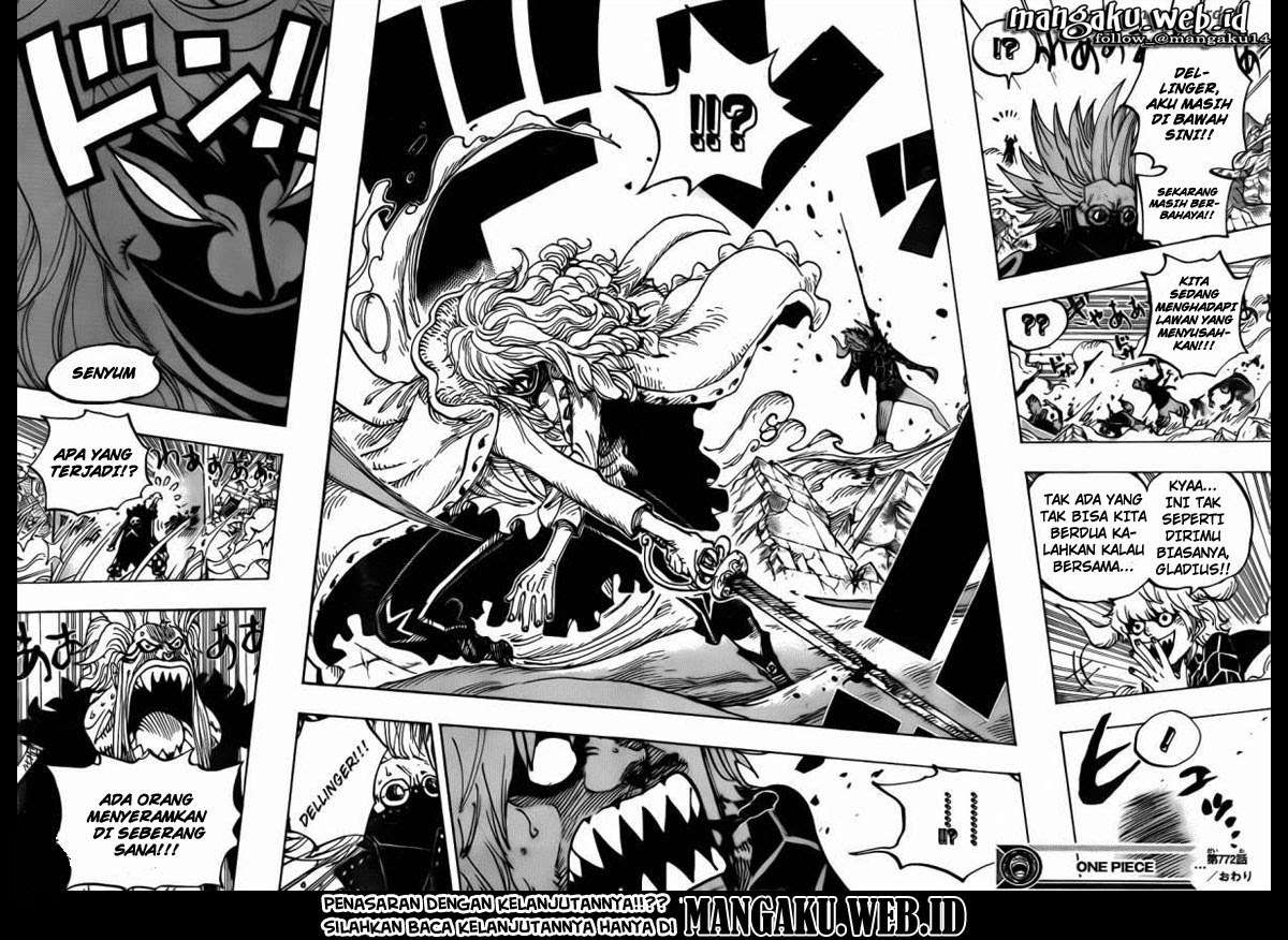 One Piece Chapter 772 Gambar 16