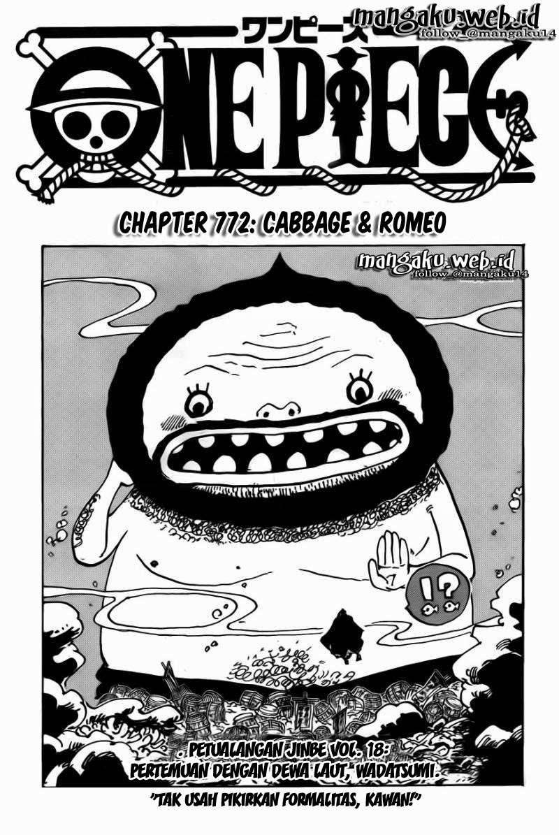 Baca Manga One Piece Chapter 772 Gambar 2