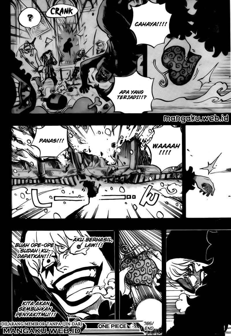 One Piece Chapter 765 Gambar 18