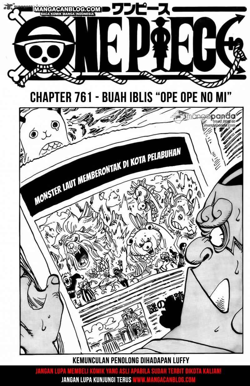 One Piece Chapter 761 Gambar 3