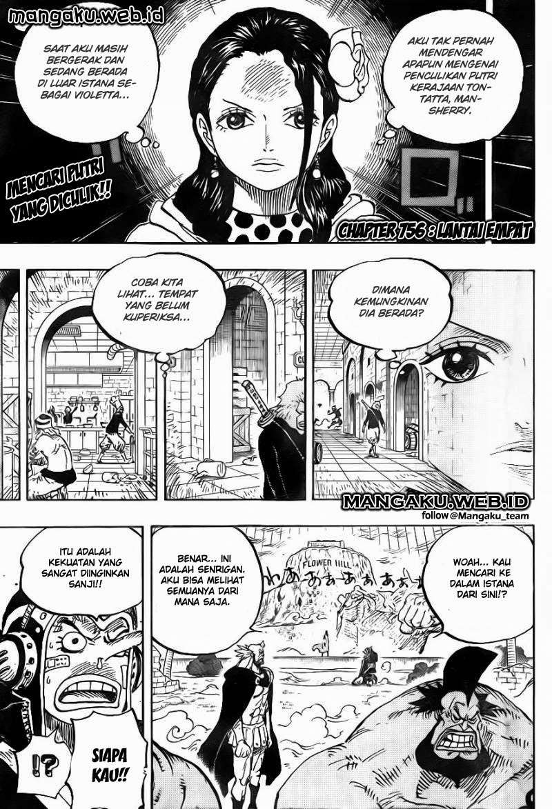 One Piece Chapter 756 Gambar 4