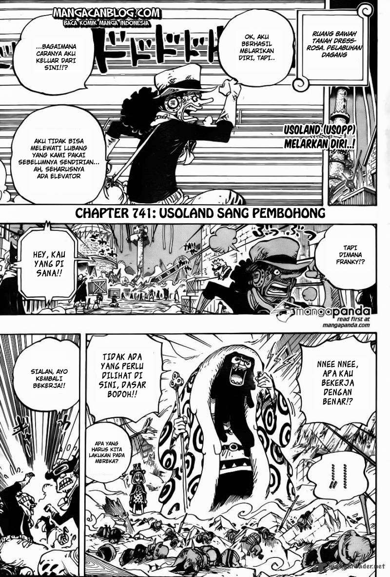 One Piece Chapter 741 Gambar 3