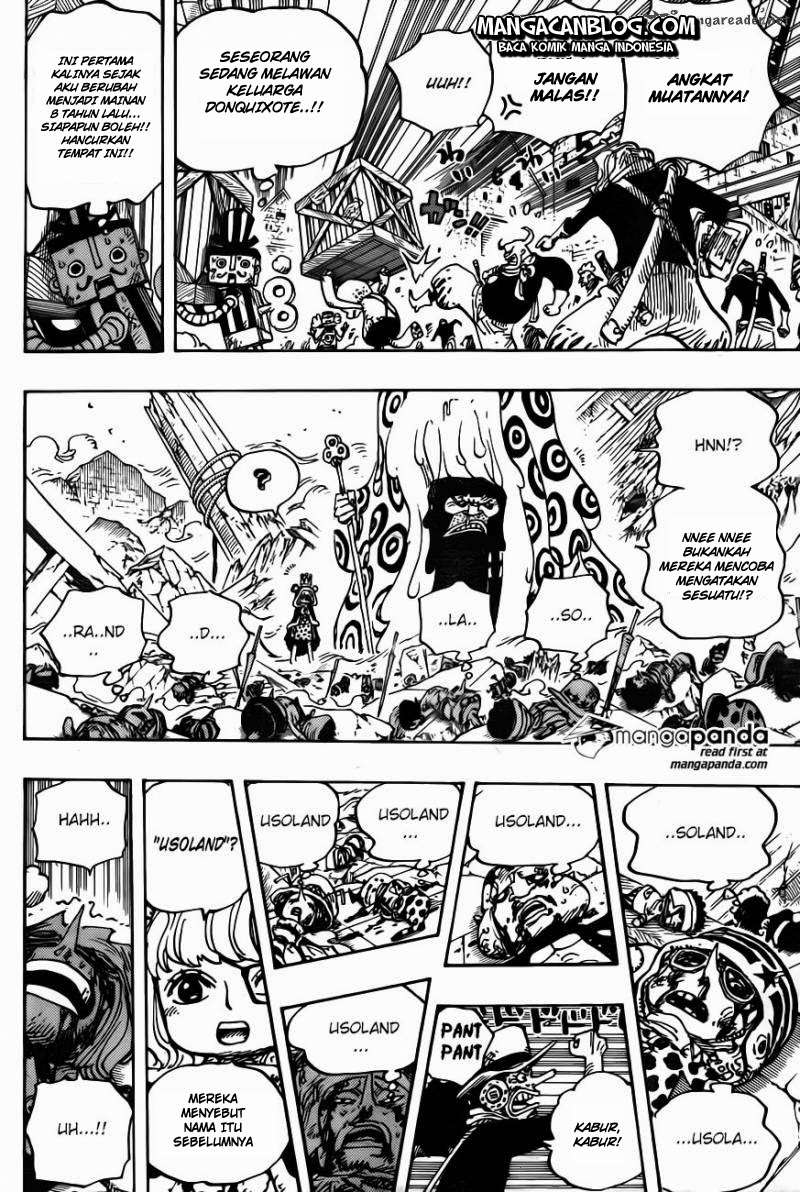 One Piece Chapter 741 Gambar 4
