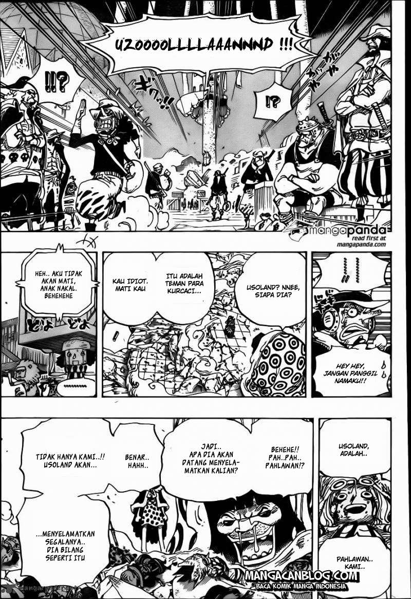 One Piece Chapter 741 Gambar 5