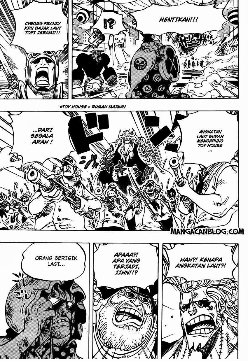 One Piece Chapter 735 Gambar 15