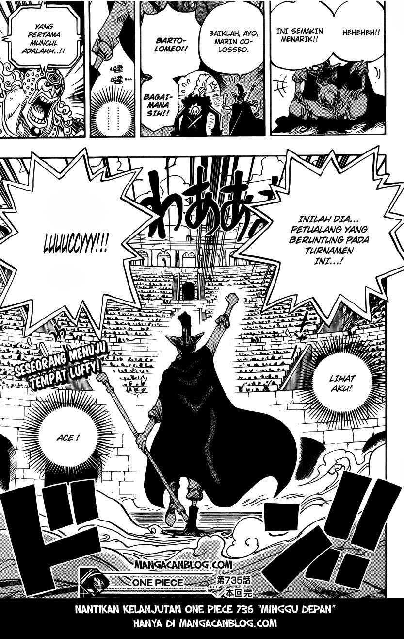 One Piece Chapter 735 Gambar 21