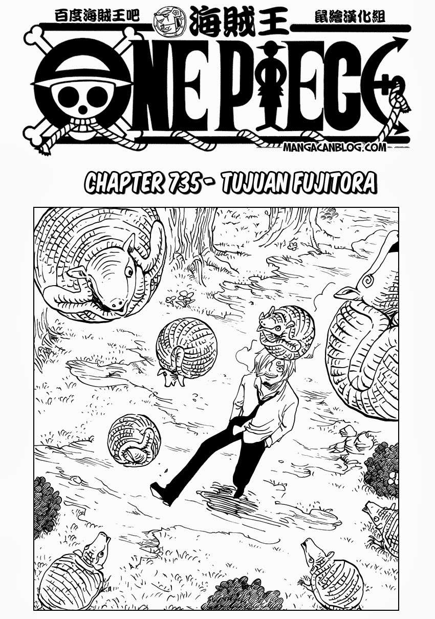 One Piece Chapter 735 Gambar 3