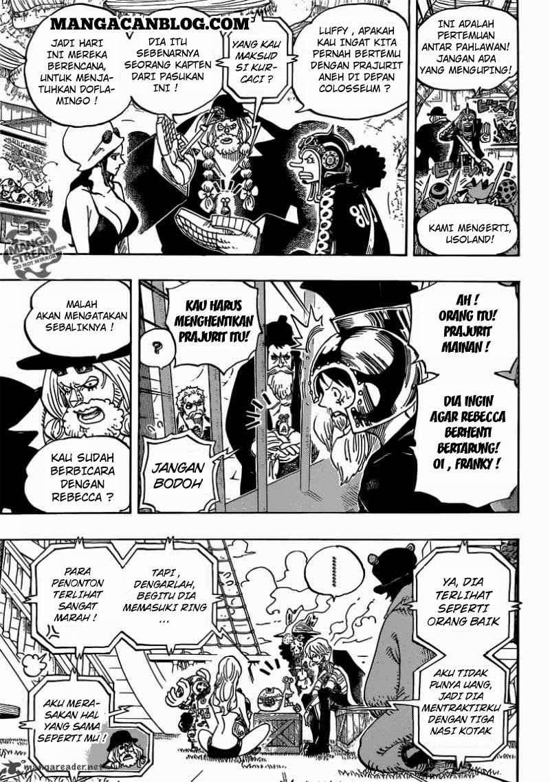 One Piece Chapter 729 Gambar 14