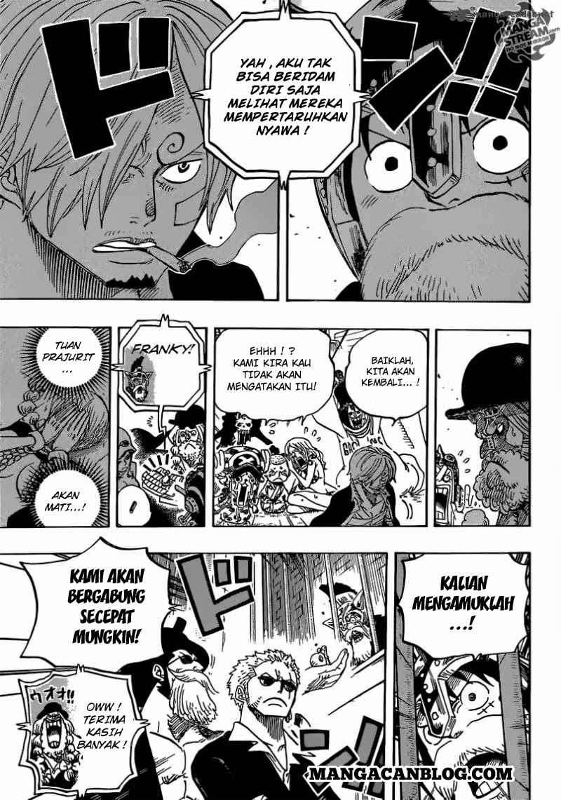 One Piece Chapter 729 Gambar 16