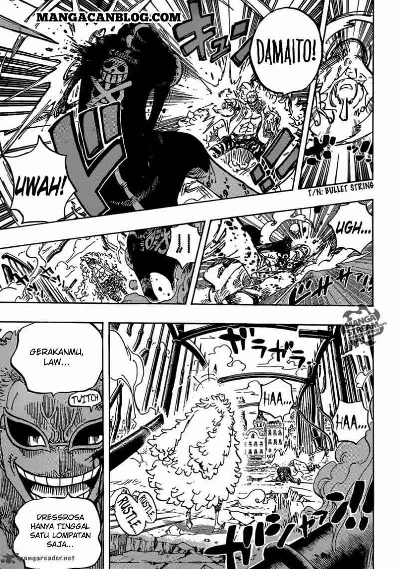 One Piece Chapter 729 Gambar 8