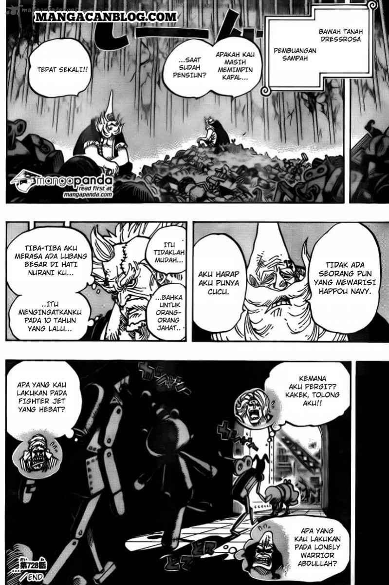 One Piece Chapter 728 Gambar 19