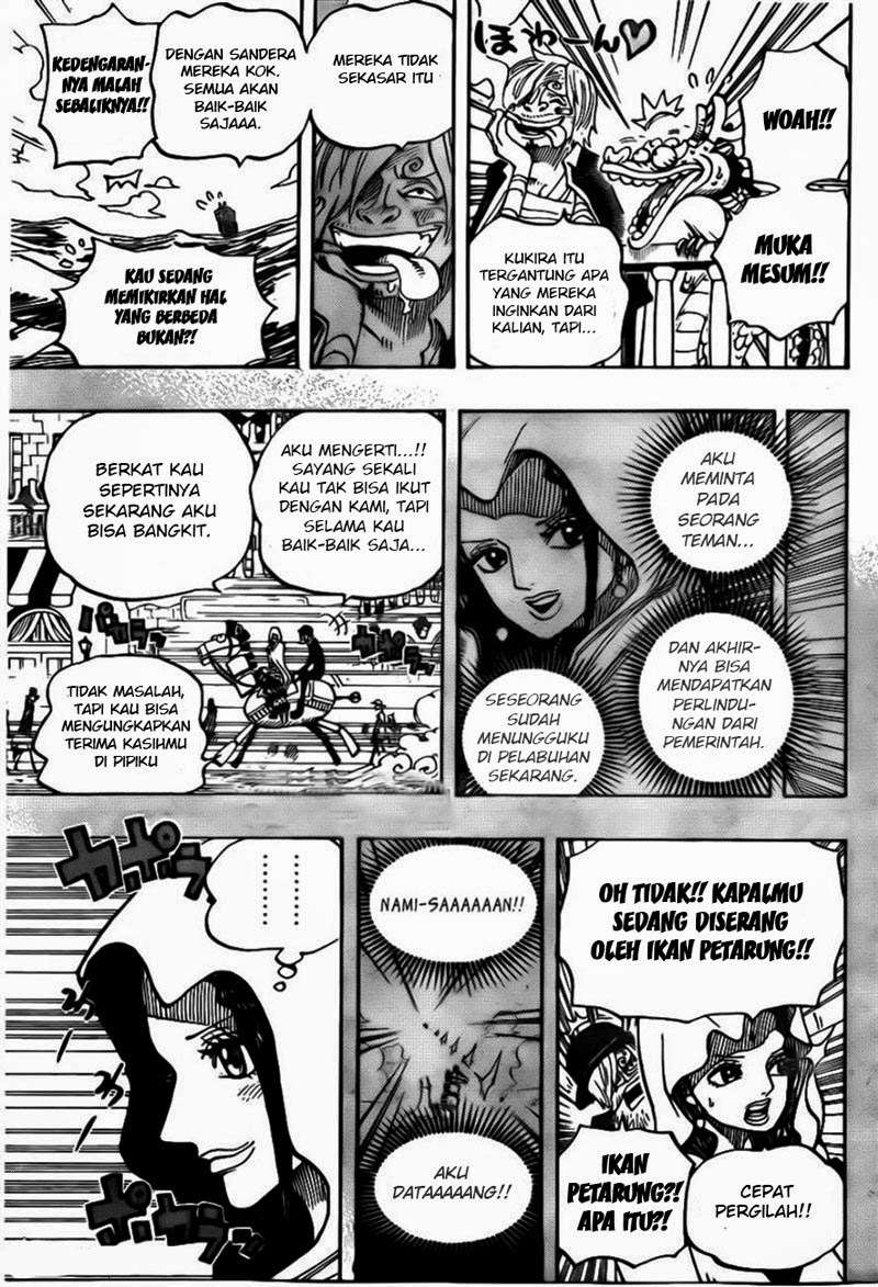 One Piece Chapter 725 Gambar 10