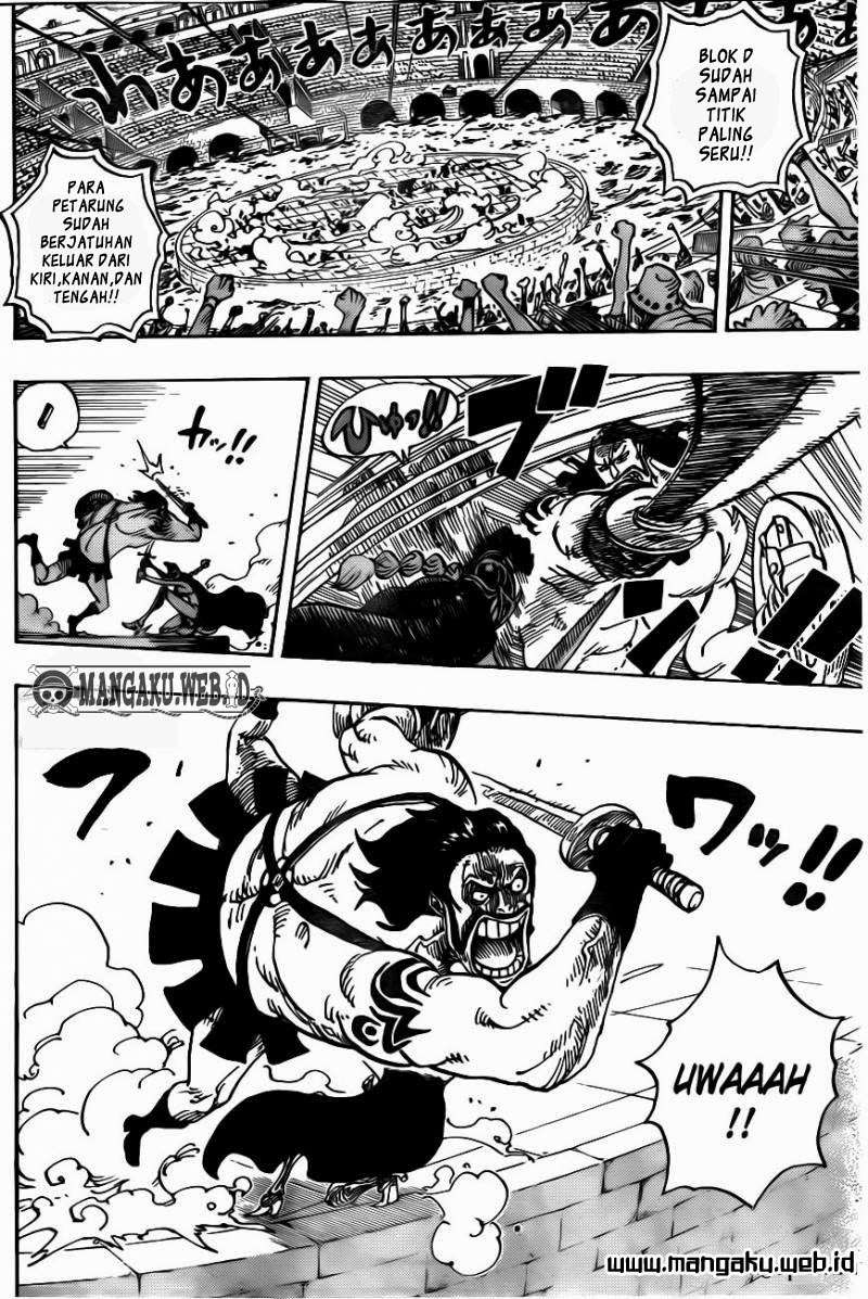 One Piece Chapter 725 Gambar 13