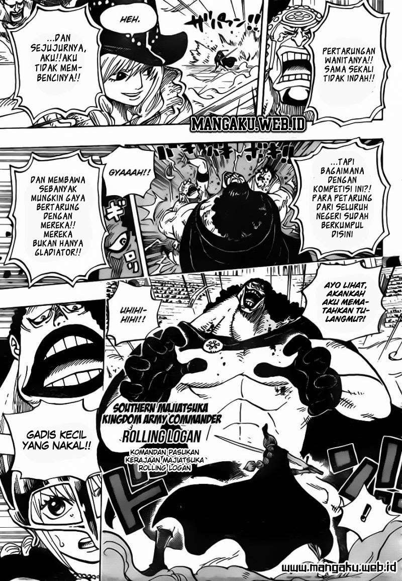 One Piece Chapter 725 Gambar 16