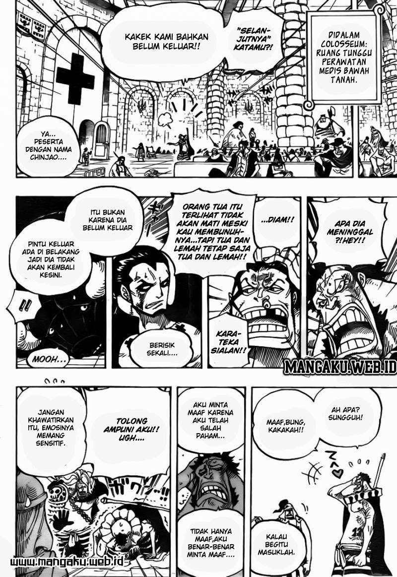 One Piece Chapter 725 Gambar 17