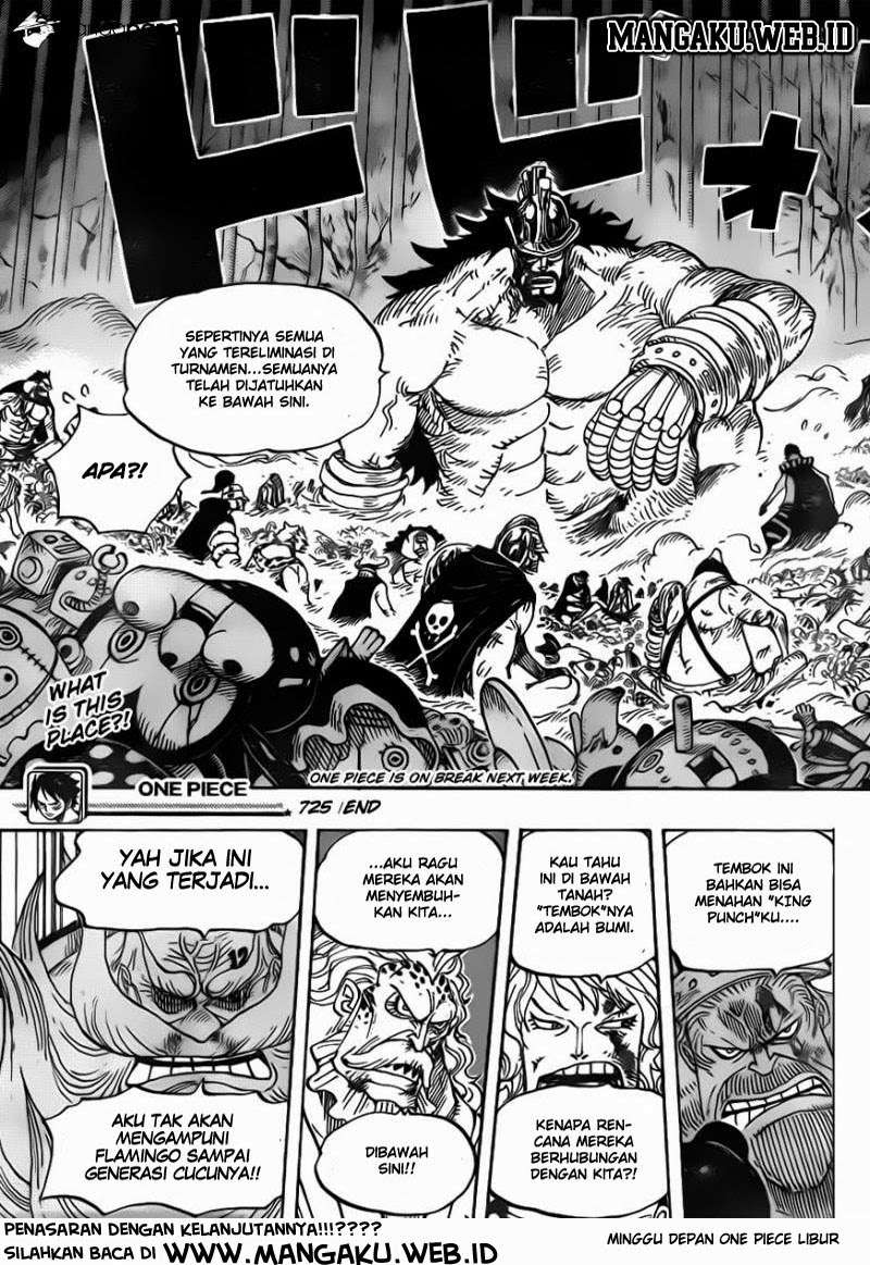 One Piece Chapter 725 Gambar 20