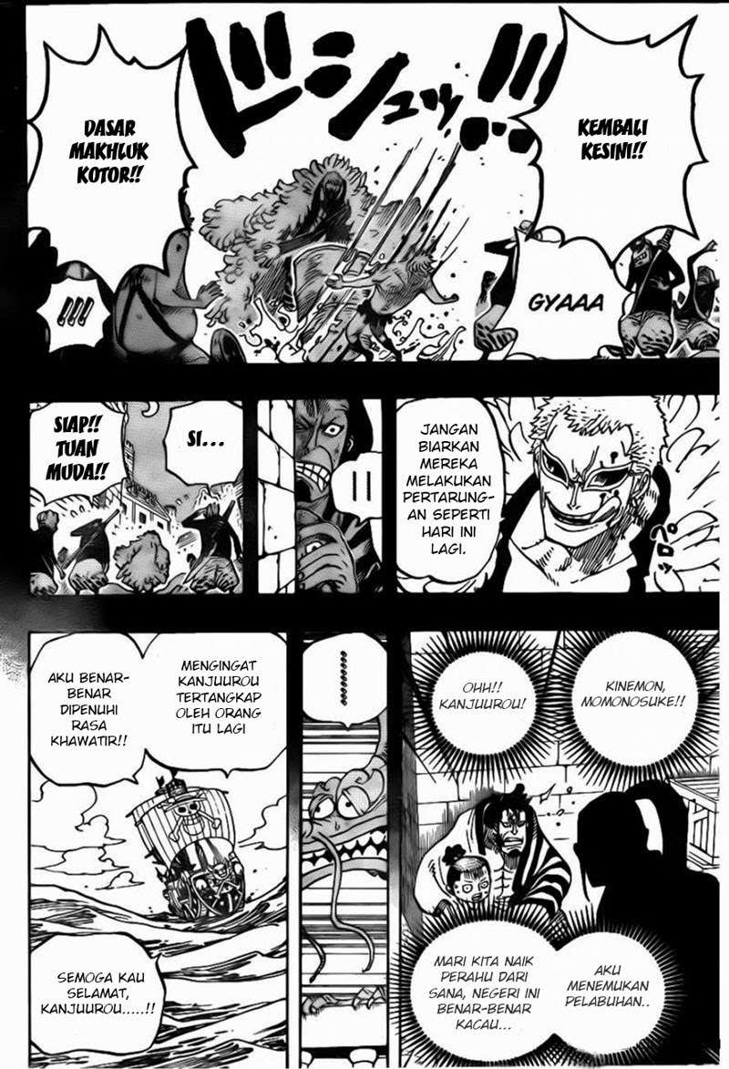 One Piece Chapter 725 Gambar 9