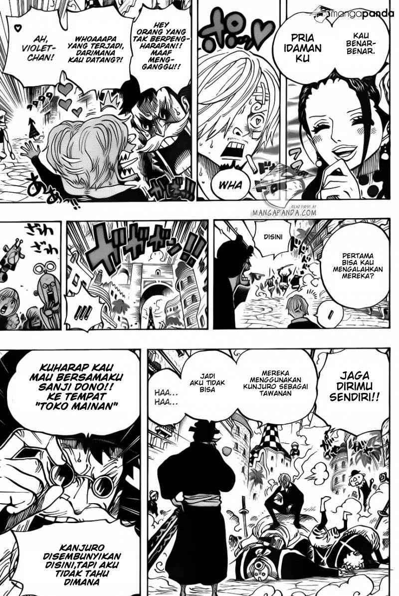 One Piece Chapter 713 Gambar 16