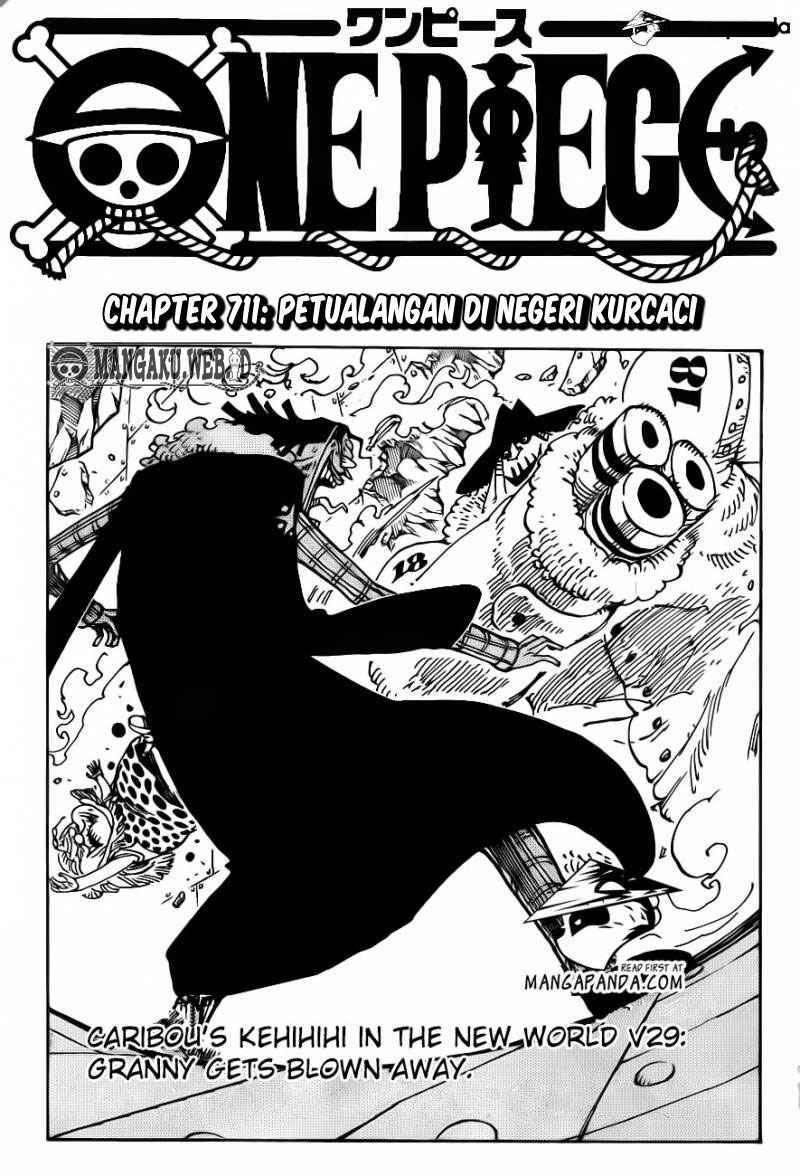 One Piece Chapter 711 Gambar 3