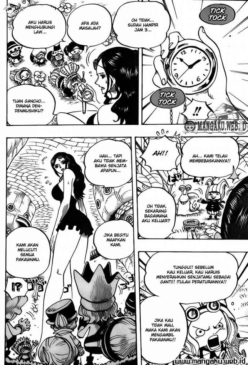 One Piece Chapter 711 Gambar 9