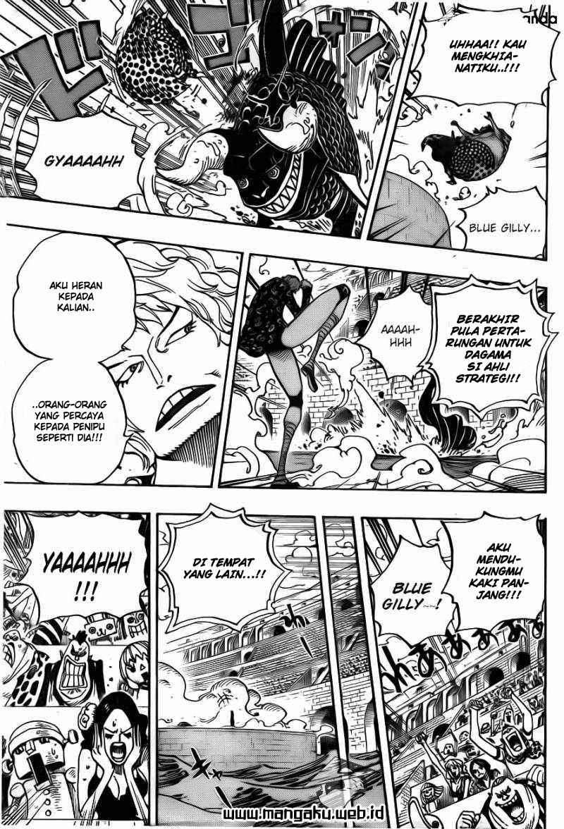 One Piece Chapter 709 Gambar 10