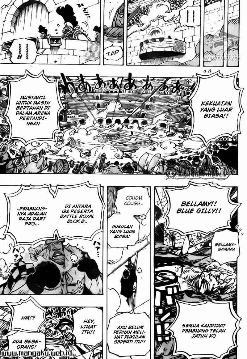 One Piece Chapter 709 Gambar 17