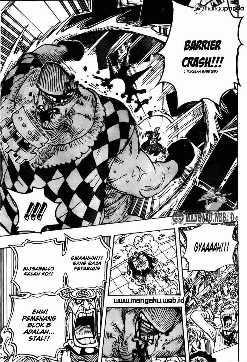 One Piece Chapter 709 Gambar 19