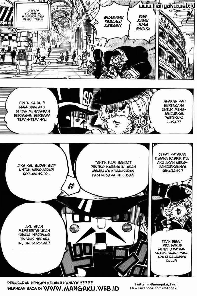 One Piece Chapter 709 Gambar 21
