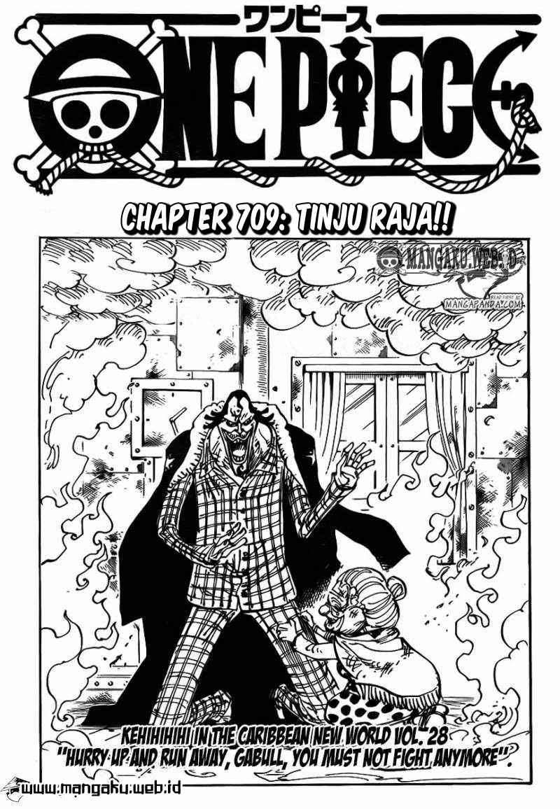 One Piece Chapter 709 Gambar 4