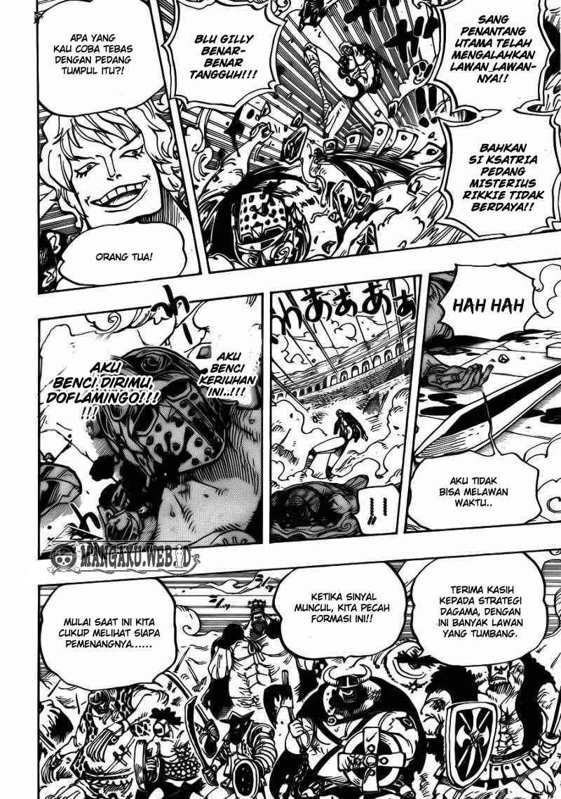 One Piece Chapter 709 Gambar 7