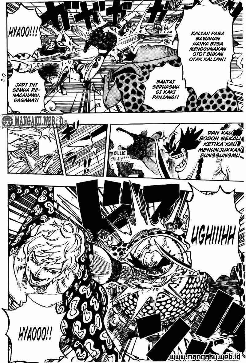One Piece Chapter 709 Gambar 9