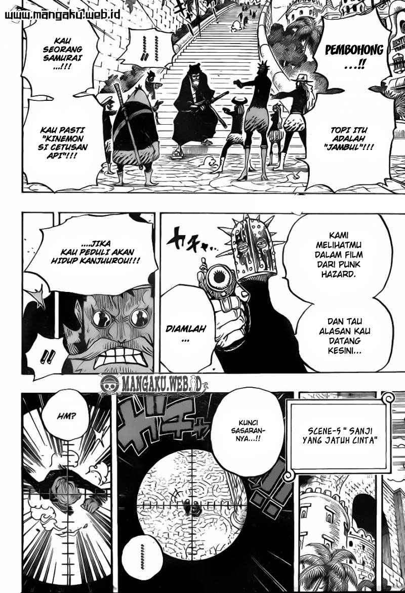 One Piece Chapter 705 Gambar 16
