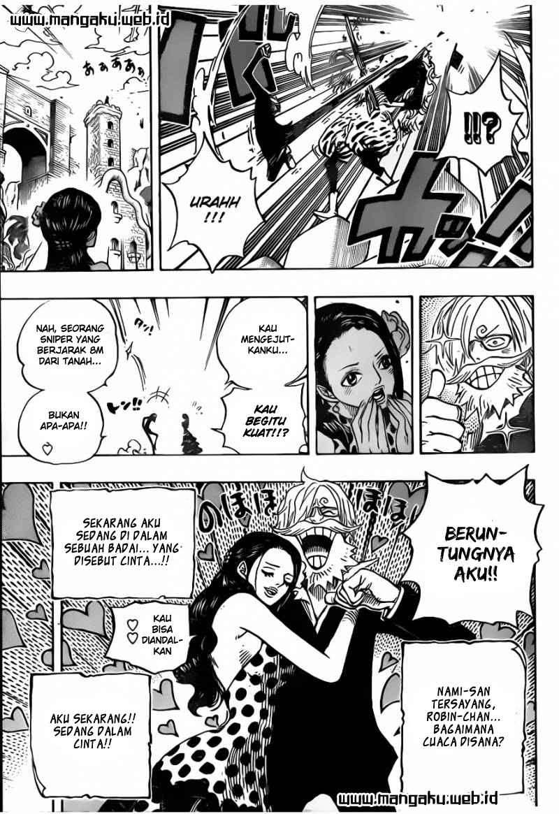 One Piece Chapter 705 Gambar 17