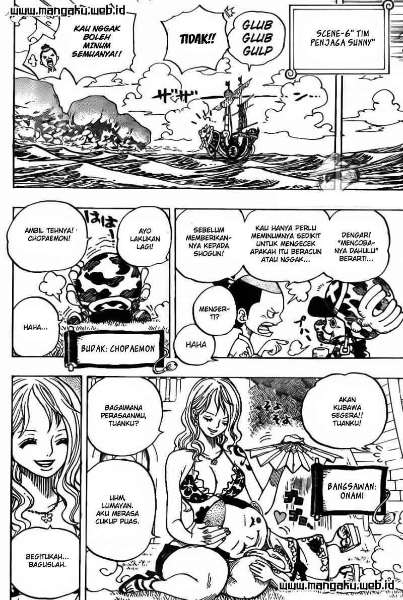 One Piece Chapter 705 Gambar 18