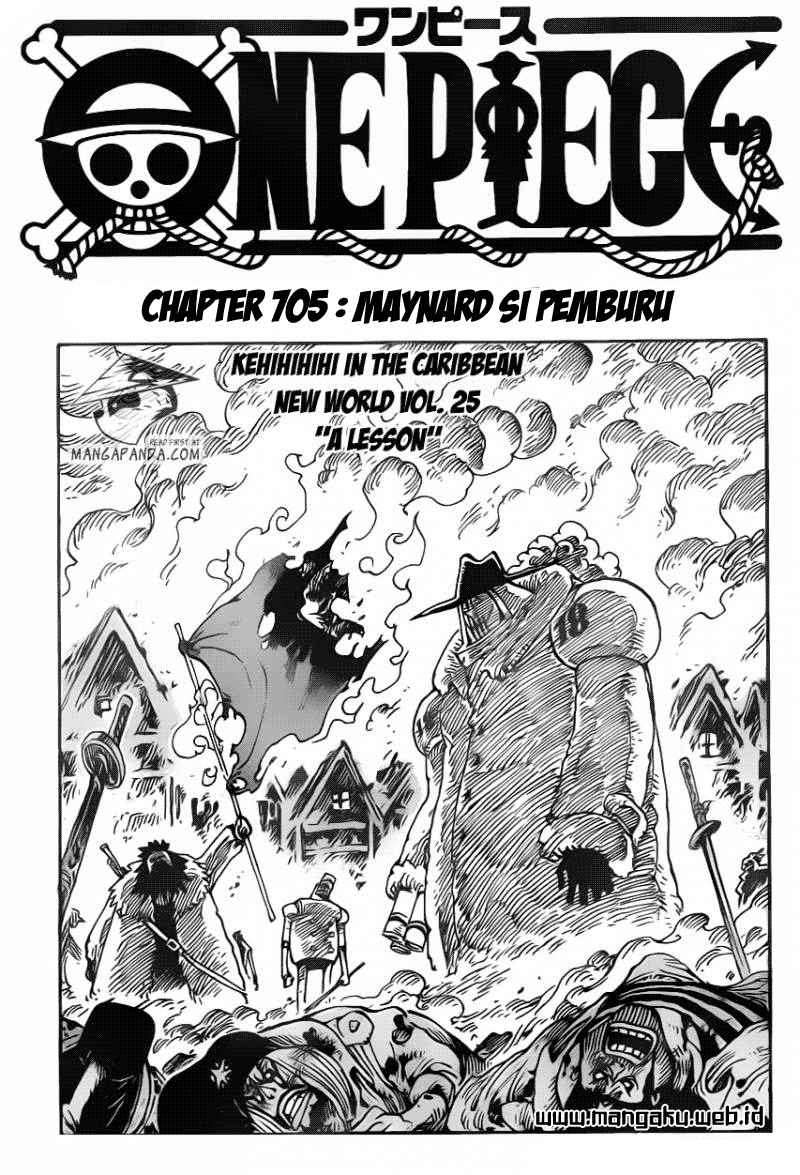 One Piece Chapter 705 Gambar 3