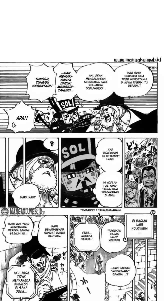 One Piece Chapter 705 Gambar 5