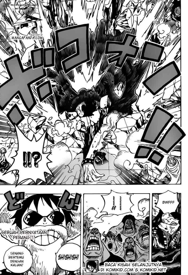One Piece Chapter 703 Gambar 20