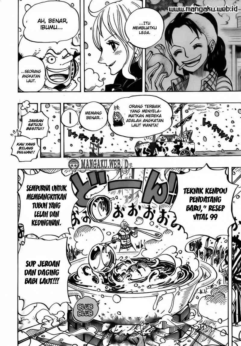 One Piece Chapter 696 Gambar 13