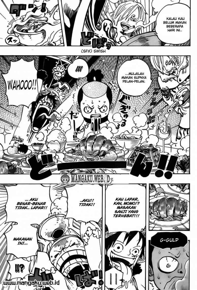 One Piece Chapter 696 Gambar 14