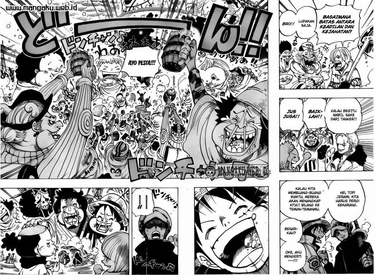 One Piece Chapter 696 Gambar 17