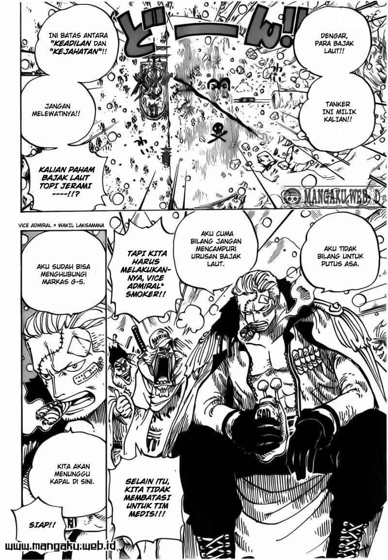 One Piece Chapter 696 Gambar 3