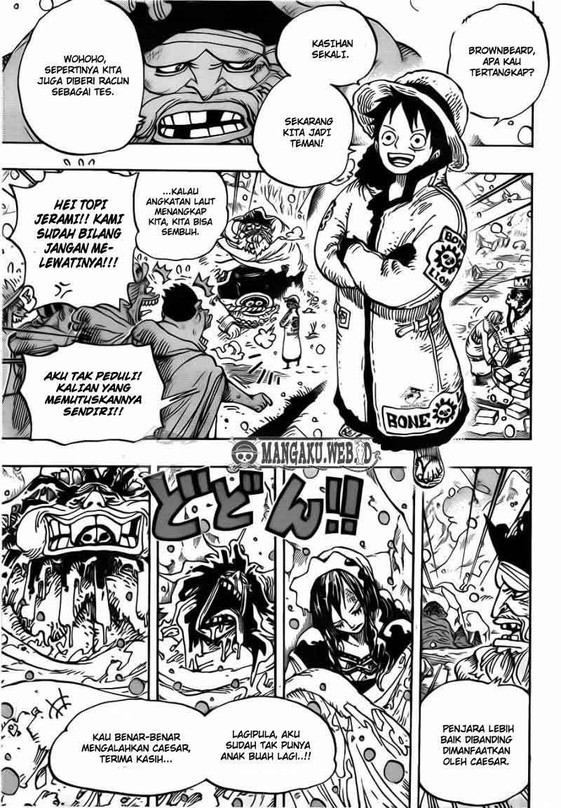 One Piece Chapter 696 Gambar 4