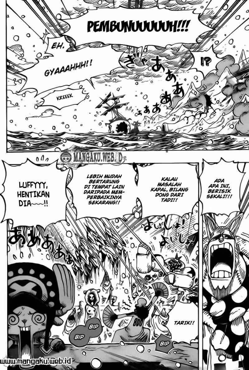 One Piece Chapter 696 Gambar 5