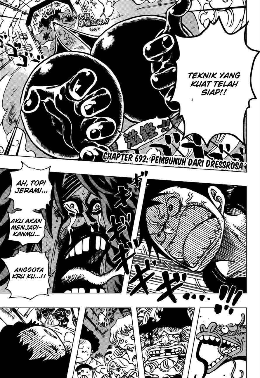 One Piece Chapter 692 Gambar 3
