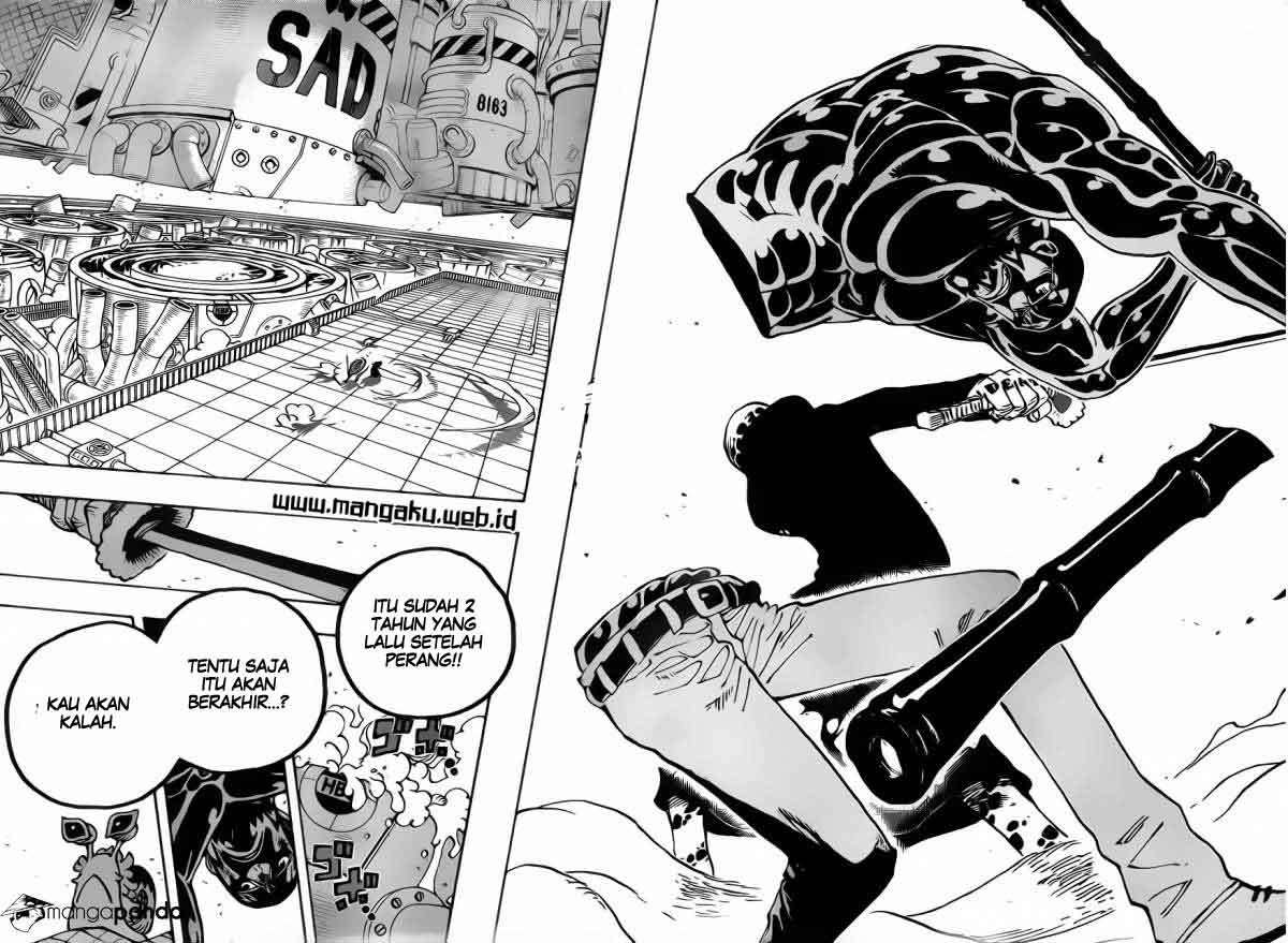 One Piece Chapter 690 Gambar 17