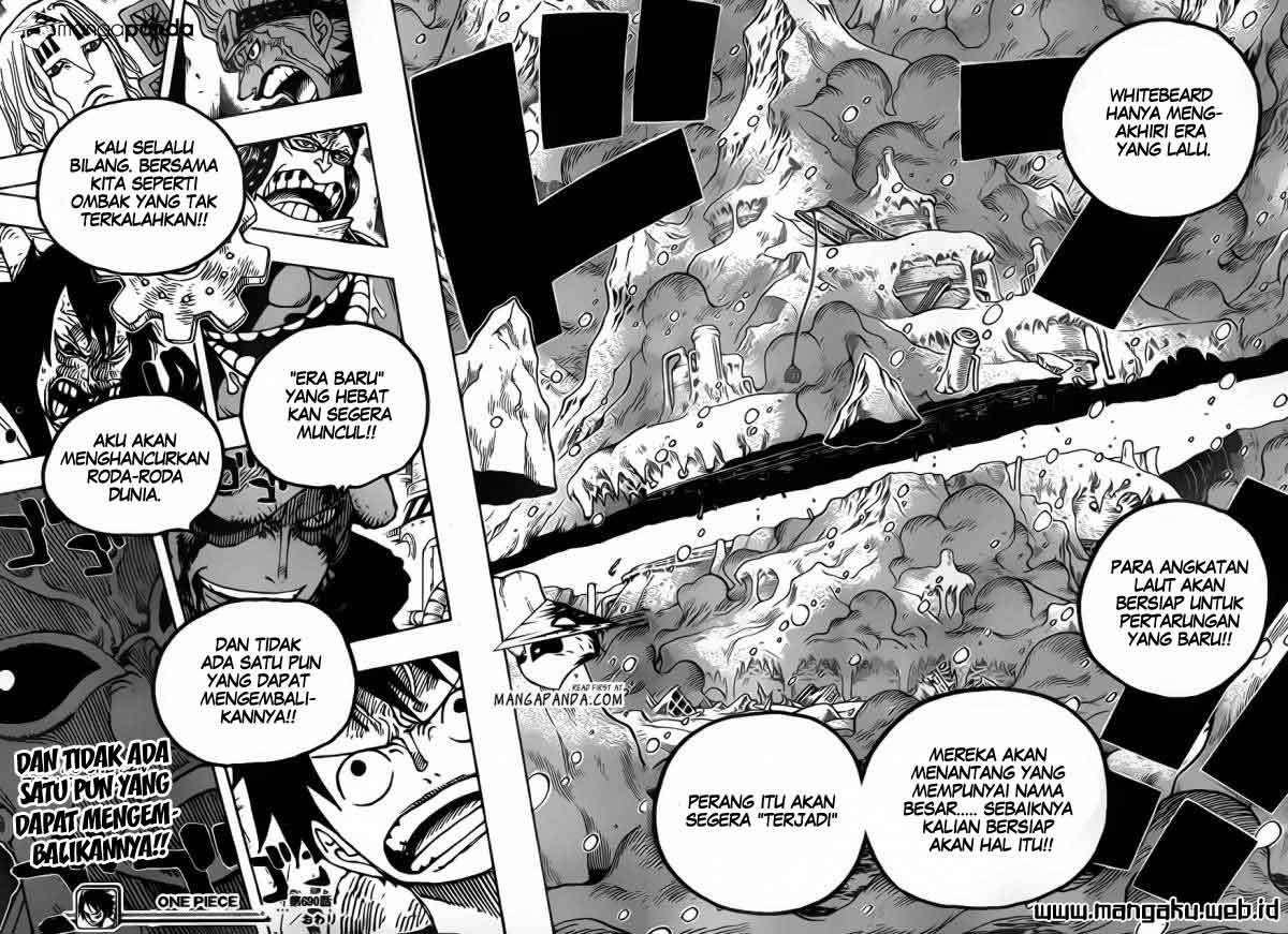 One Piece Chapter 690 Gambar 18